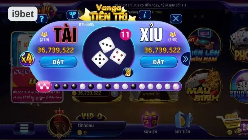 Luật chơi tài xỉu online tại i9bet bạn cần biết